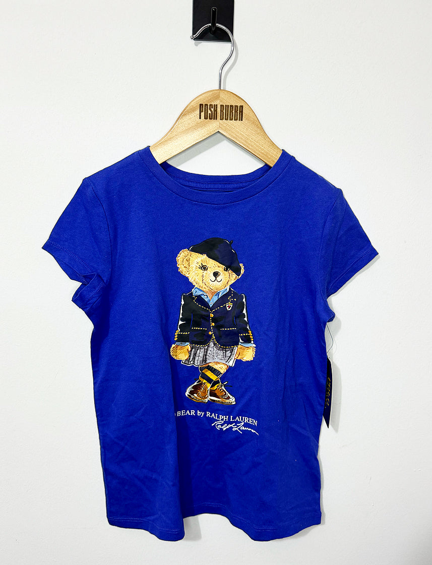 Ralph Lauren Blue Bear T-shirt 7y