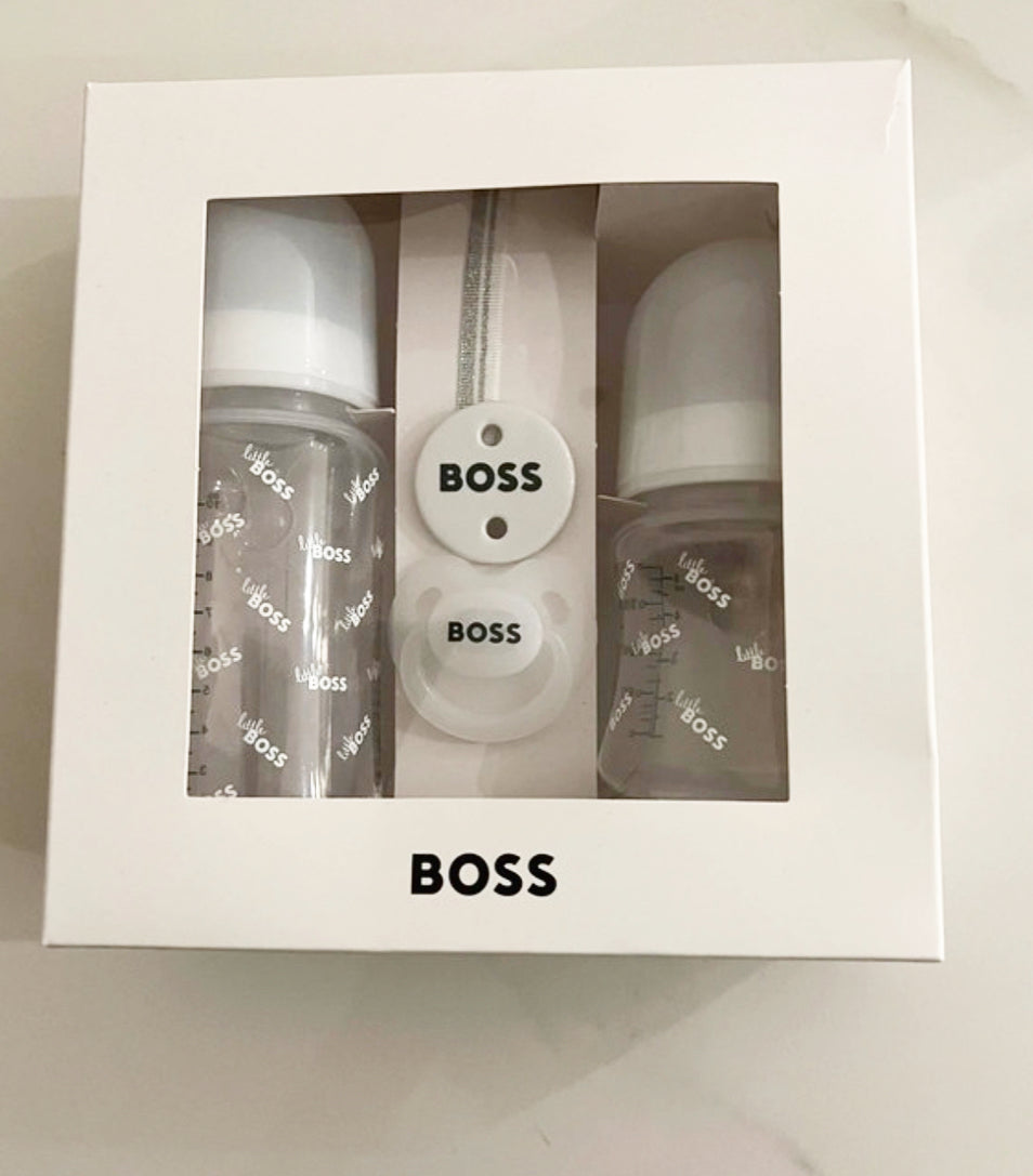 Boss baby bottles set