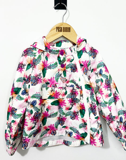 Guess Floral Raincoat 3y No Tags