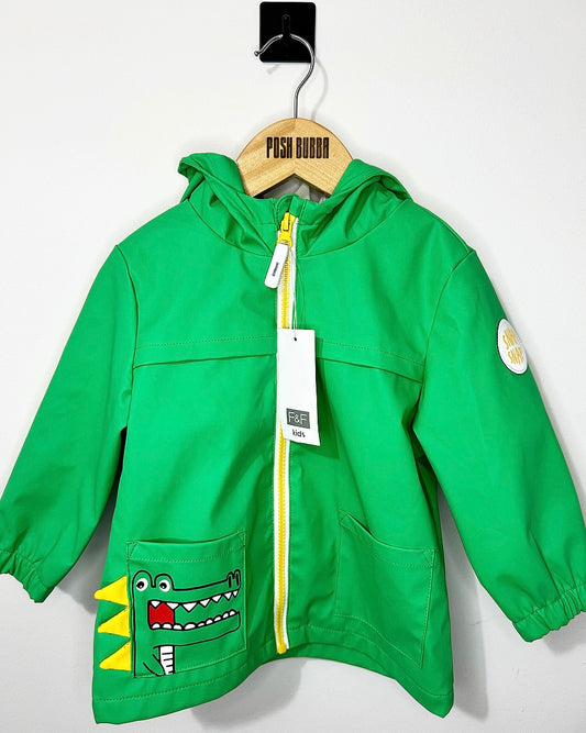 F&F Crocadile Raincoat 12-18m