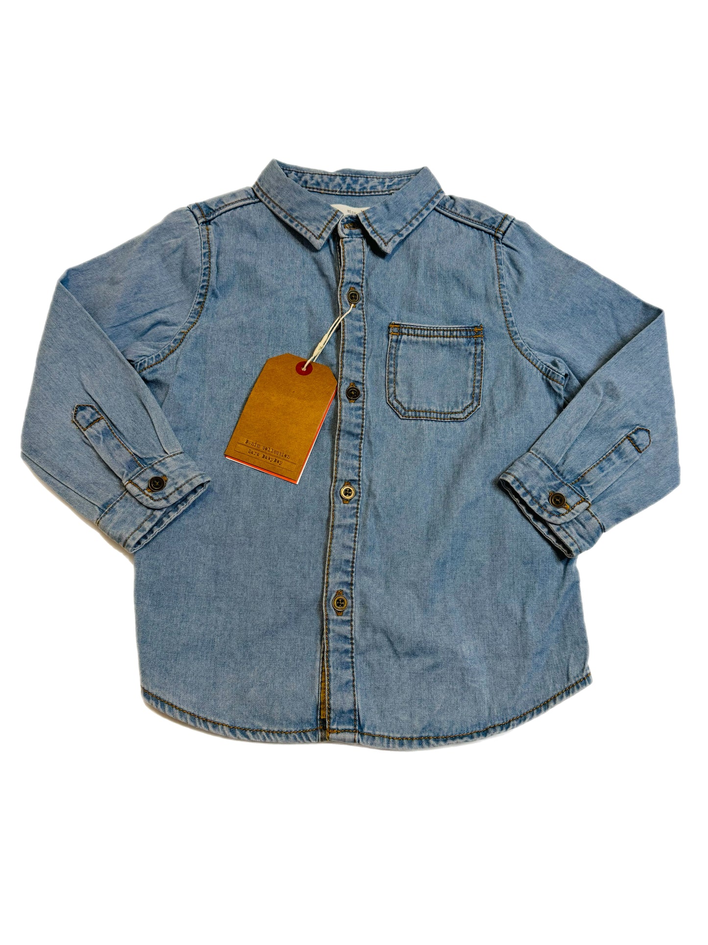 Zara Boys Denim Shirt 18-24m