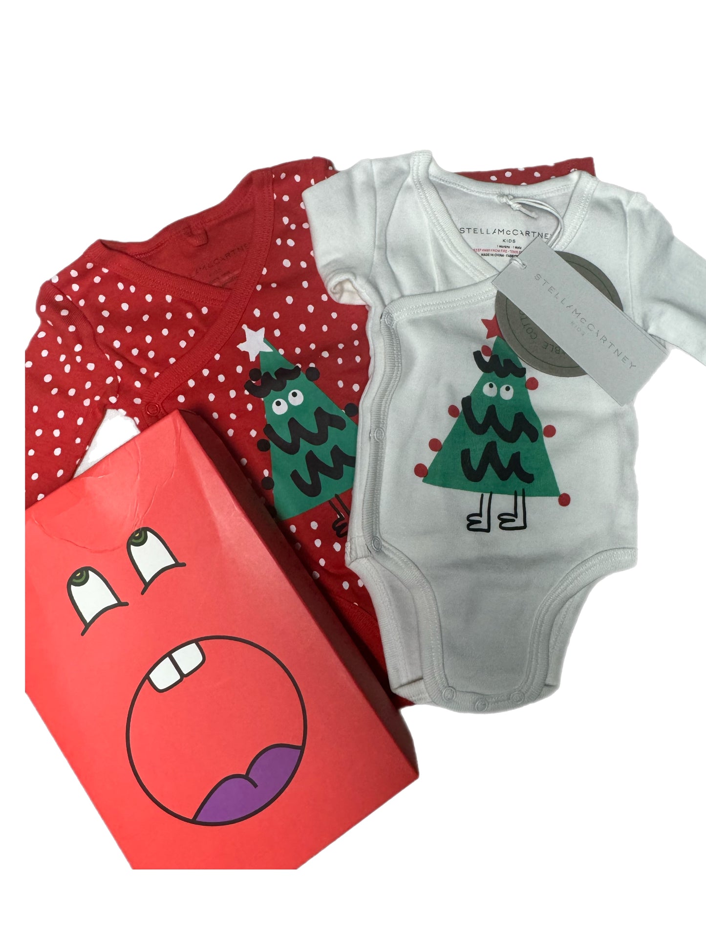 Stella McCartney Christmas vests 1-3m