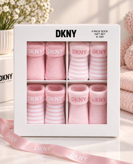 DKNY Baby Socks 6-12m New with tags 141049