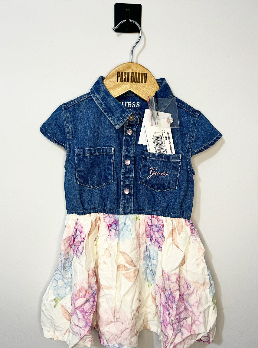 Guess 2pcs Dress Denim 9-12m