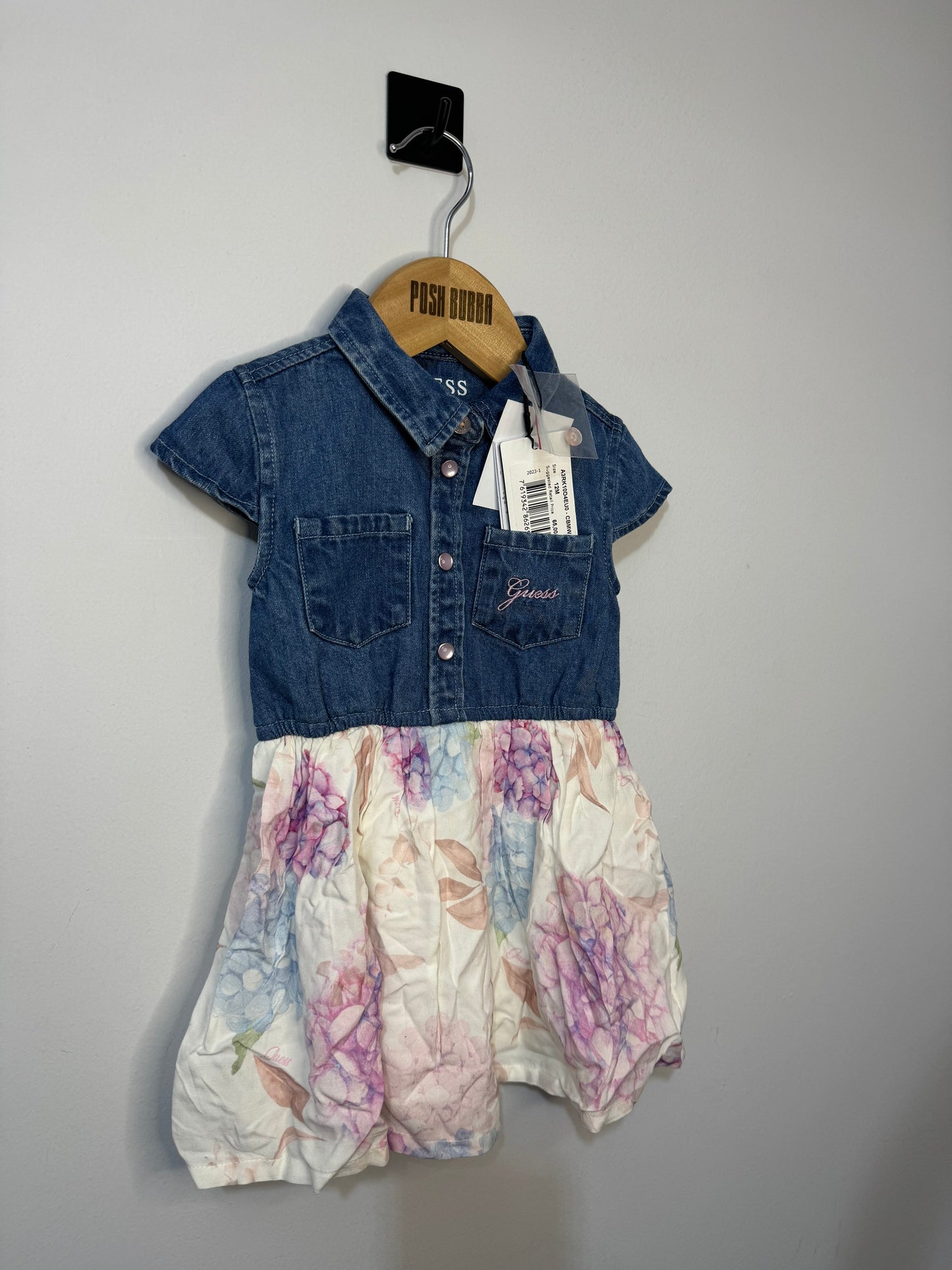 Guess 2pcs Dress Denim 9-12m