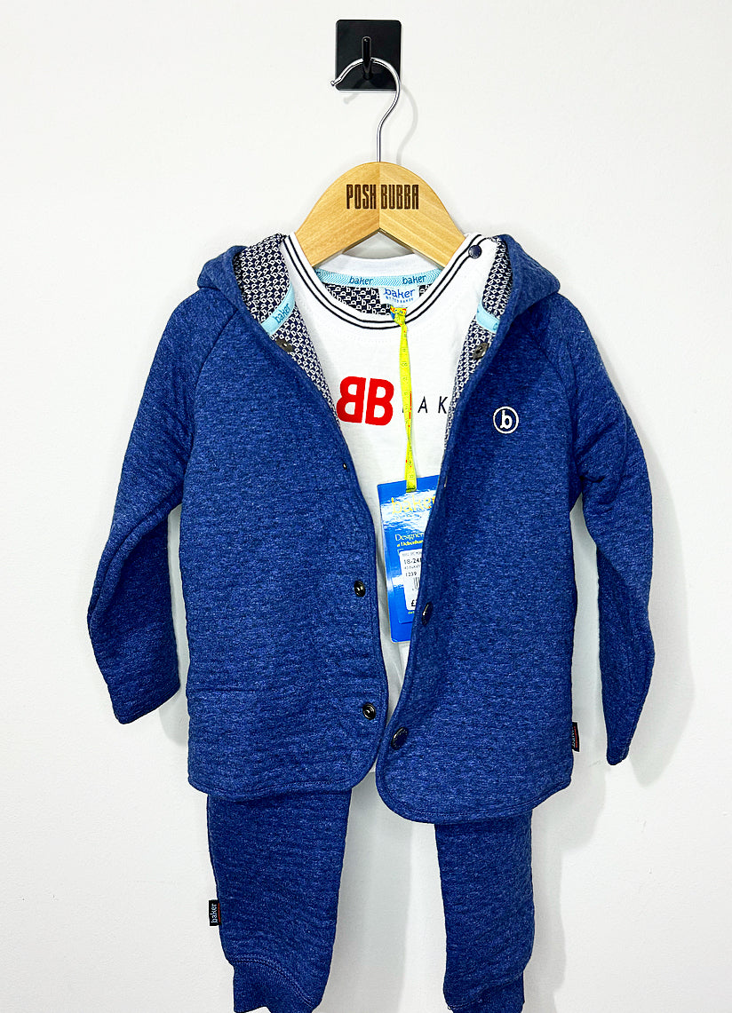 Ted Baker 3pcs Tracksuit Navy 18-24m