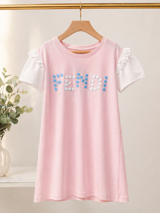 Fendi Pink dress 8-9y