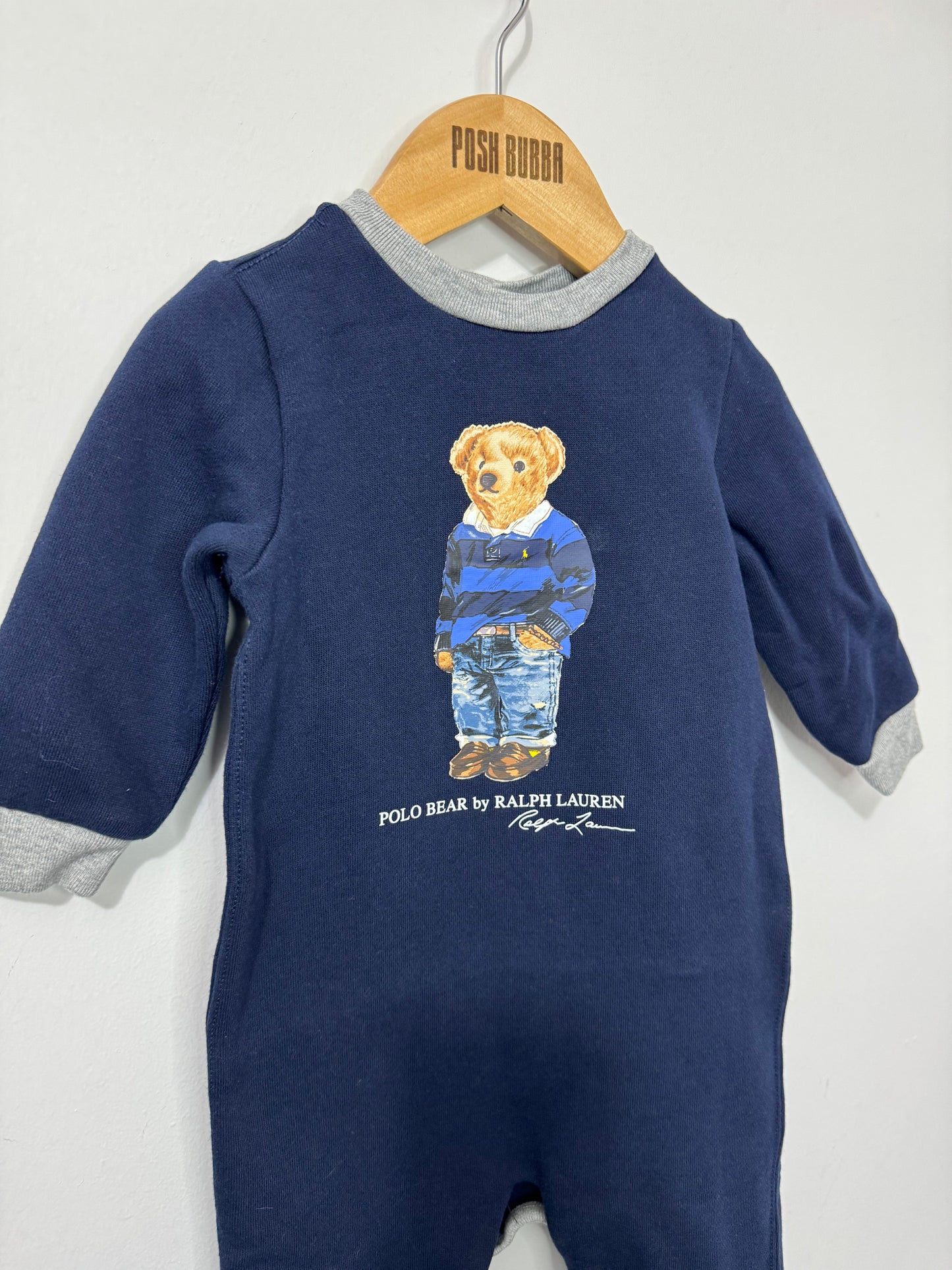 Ralph Lauren Babygrow Bear 6-9m No Tags