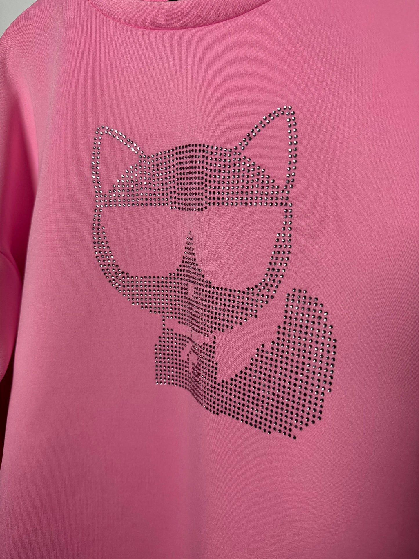 Розова рокля-пуловер Karl Lagerfeld, 12 г.