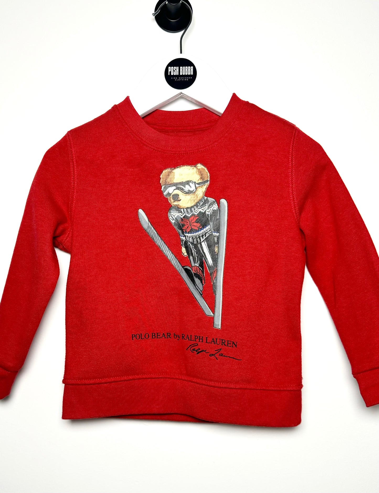 Ralph Lauren Red Ski Jumper 24m No Tags
