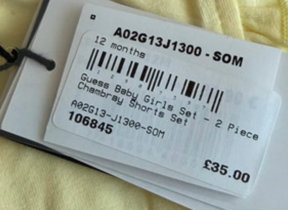 Guess Baby Girl Set 12m