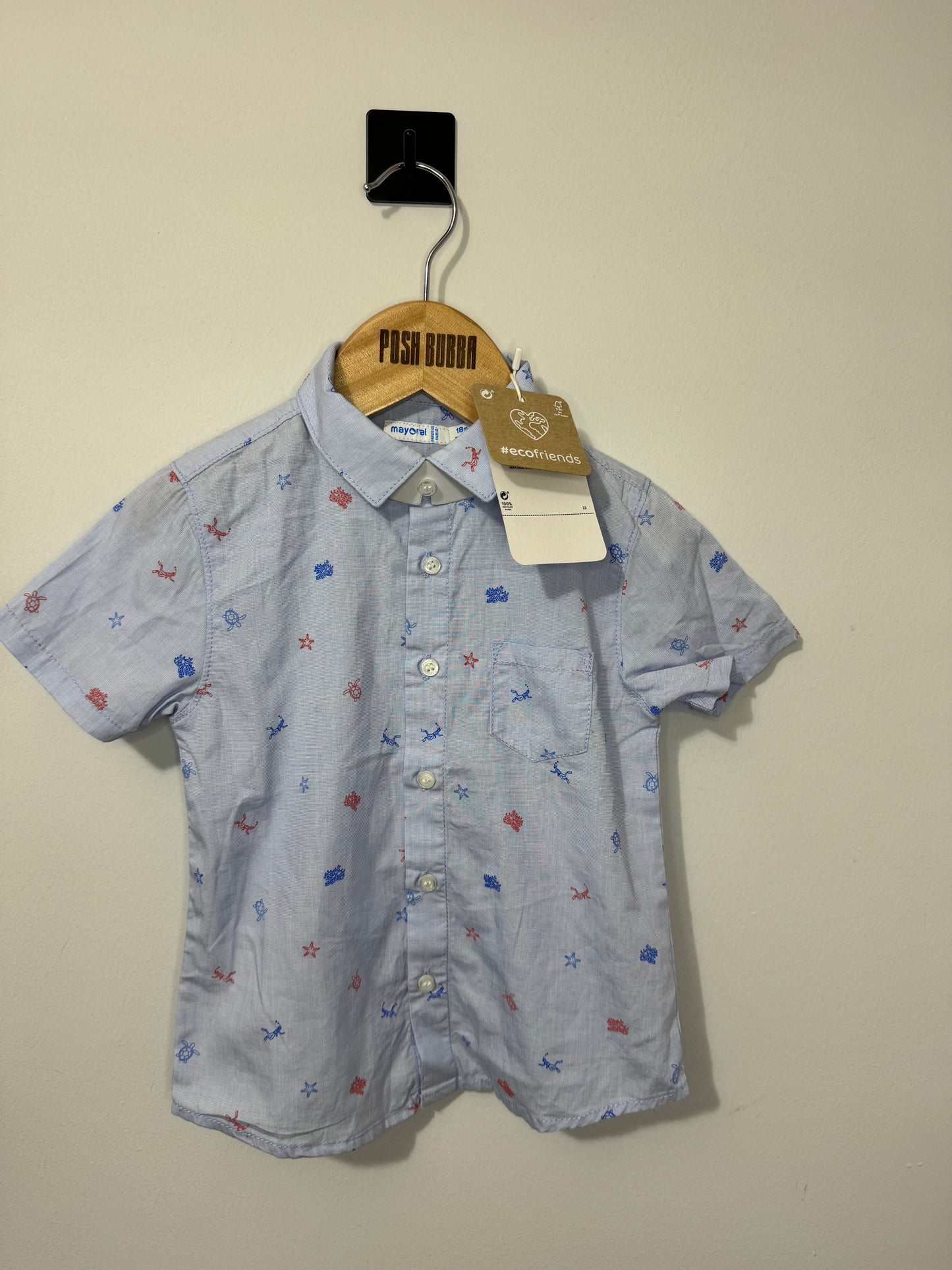 Mayoral Short Sleeve Shirt 12-18m