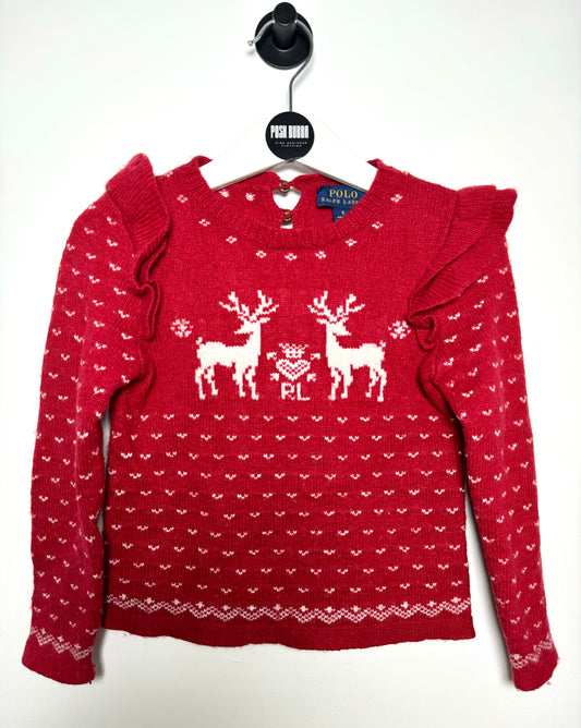 Ralph Lauren Christmas Jumper 3-4y