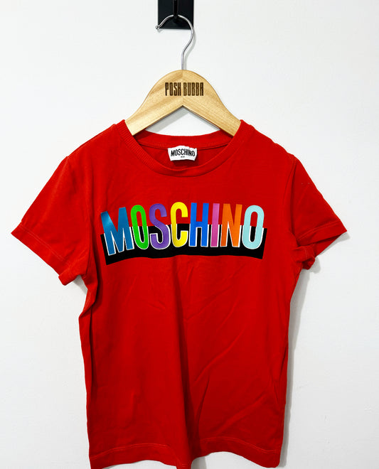 Moschino Red T-shirt 8y no Tags