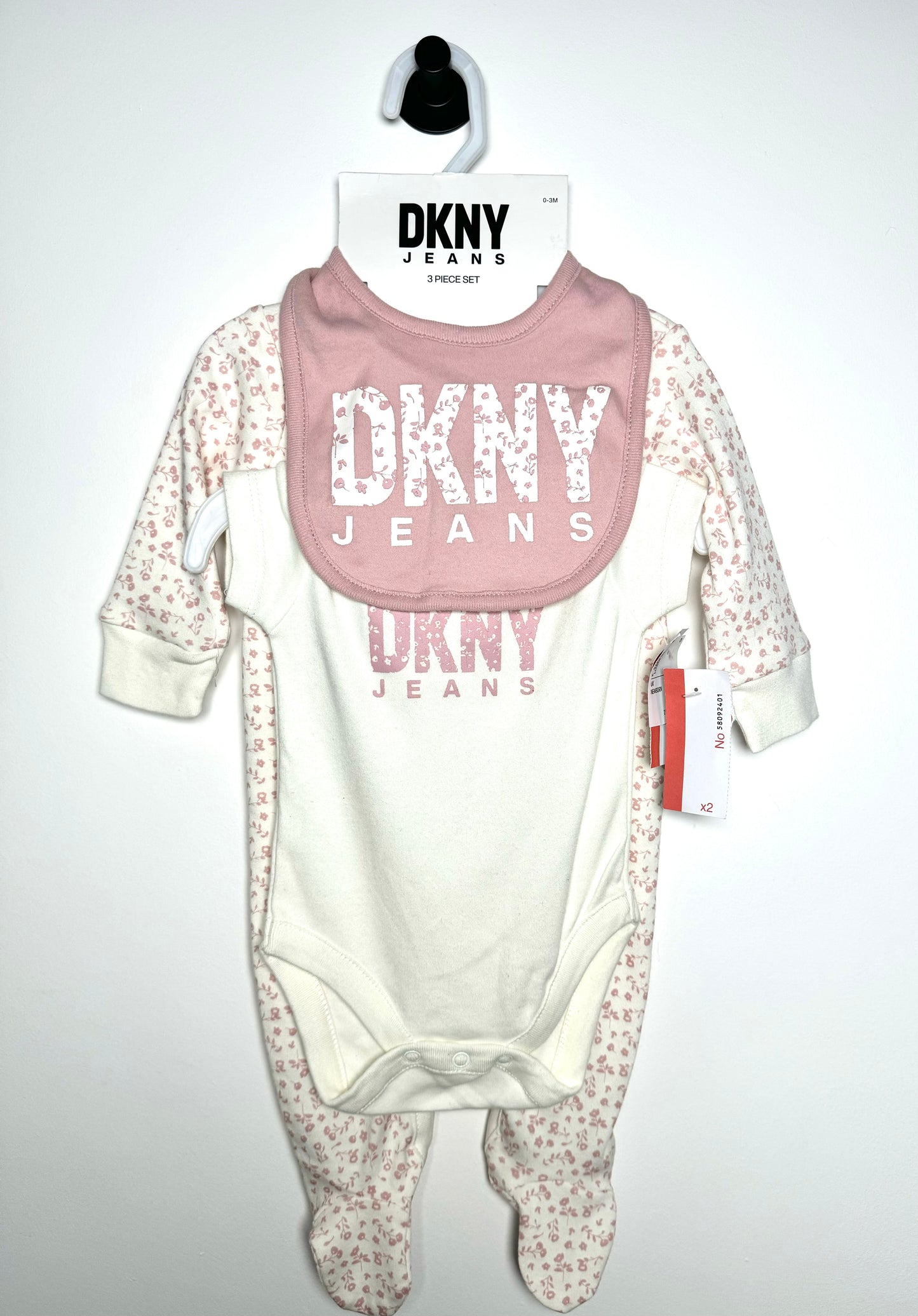 DKNY 3pcs set 0-3m