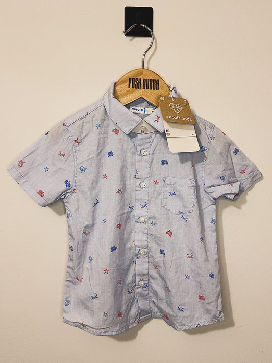 Mayoral Short Sleeve Shirt 12-18m