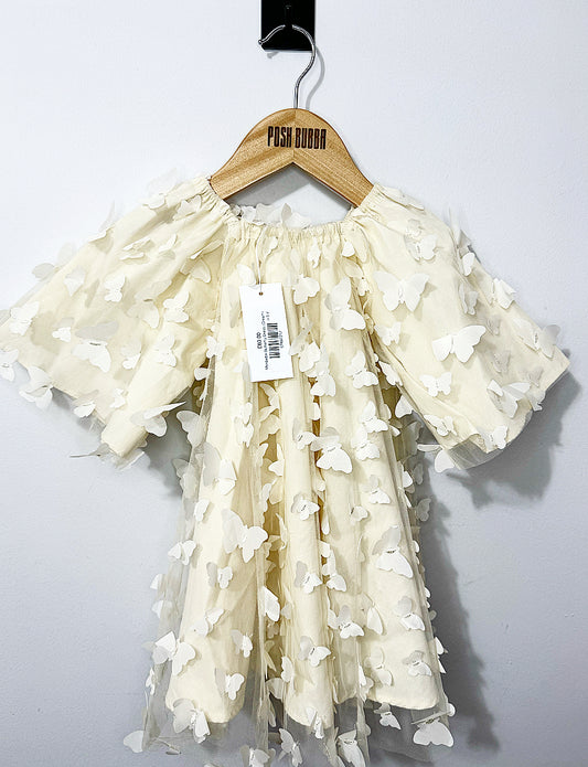 Greenberry butterfly dress 1-2y