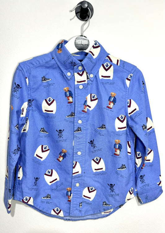 Ralph Lauren Boys Shirt 3y New No Tags 141098