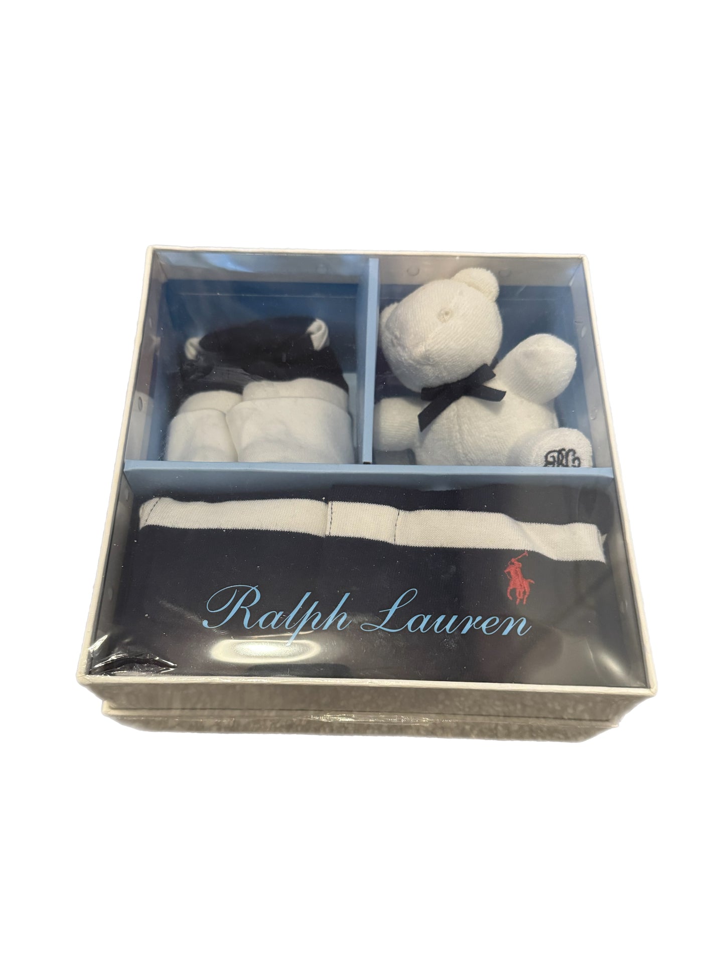 Ralph Lauren Dark Blue Gift Set 6-9m