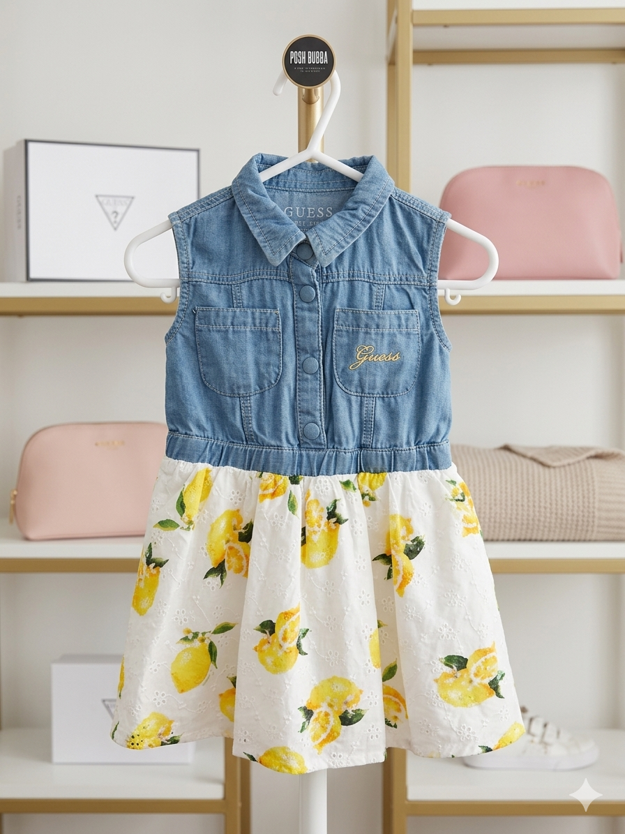 Guess Lemons Dress 12m