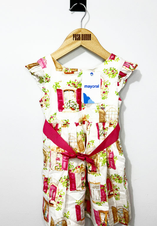 Mayoral Fucia Dress 3y