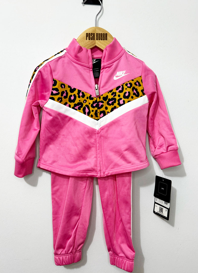 Nike Pink Animal Print Set 12m