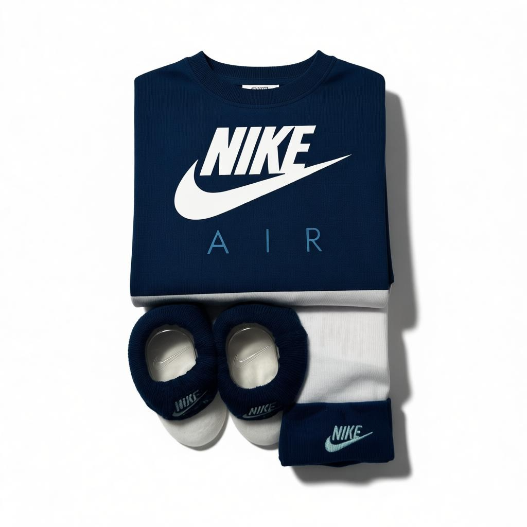 Nike baby boy gift set 0-6m