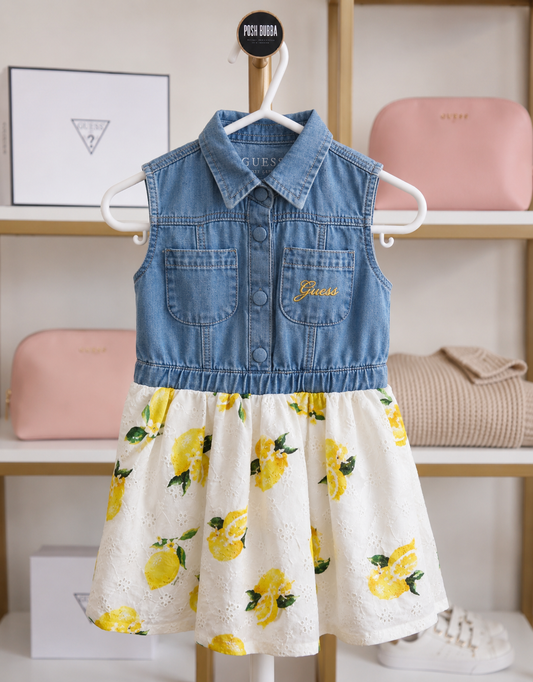Guess Lemons Dress 12m
