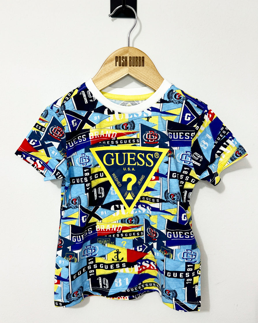 Guess Multicolour T-shirt Blue 24m