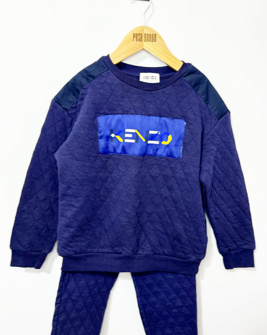 Kenzo Dark Blue Tracksuit 6y No Tags