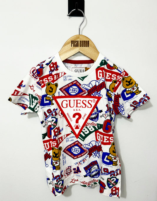 Guess Multicolour T-shirt Red 24m