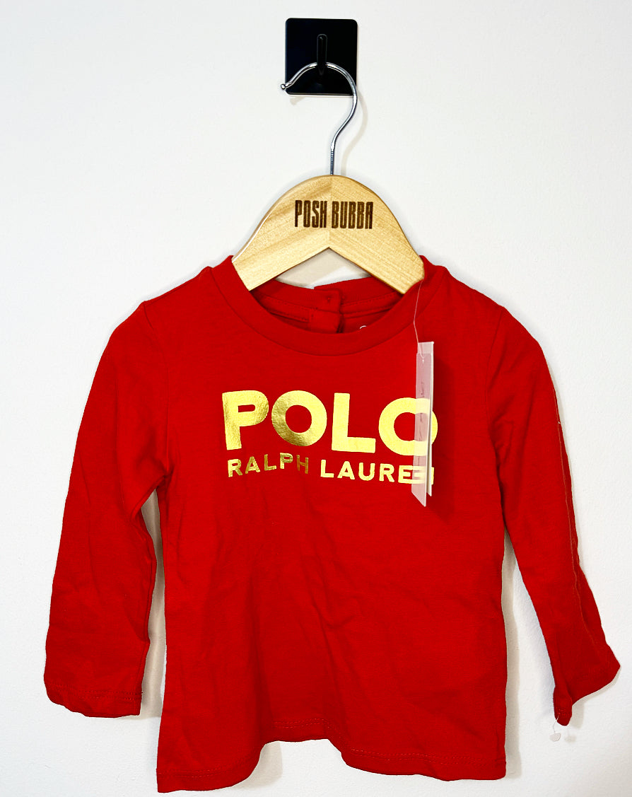 Ralph Lauren Red T-shirt 9-12m