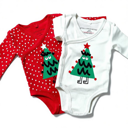 Stella McCartney Christmas vests 1-3m