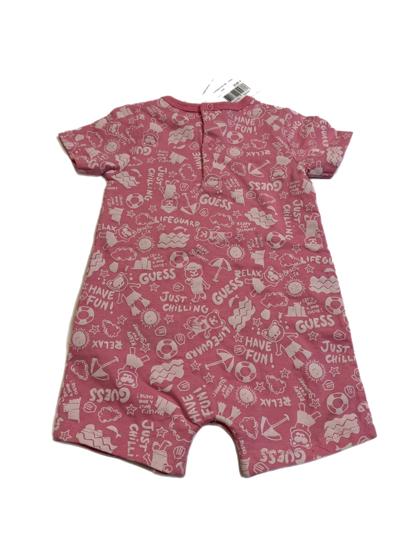 Guess Pink Romper 3-6m