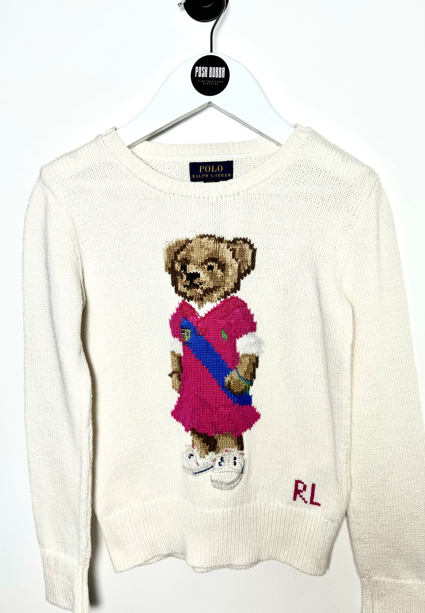 Ralph Lauren Girls Knitted 6-7y Jumper