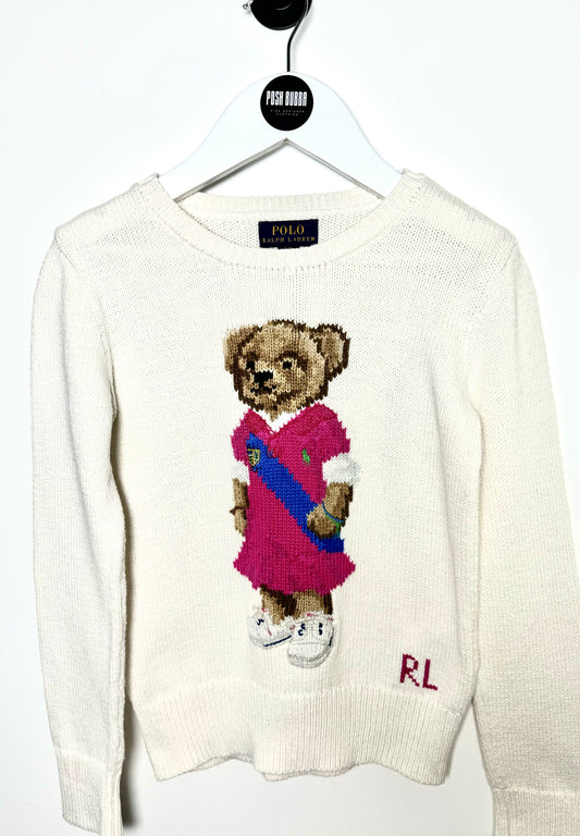Ralph Lauren Girls Knitted 6-7y Jumper
