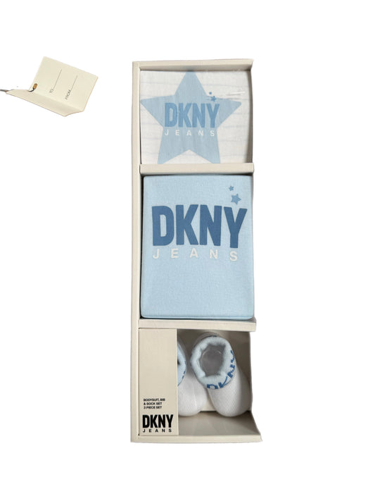 DKNY Baby Boy Gift Set 3pcs 0-3m