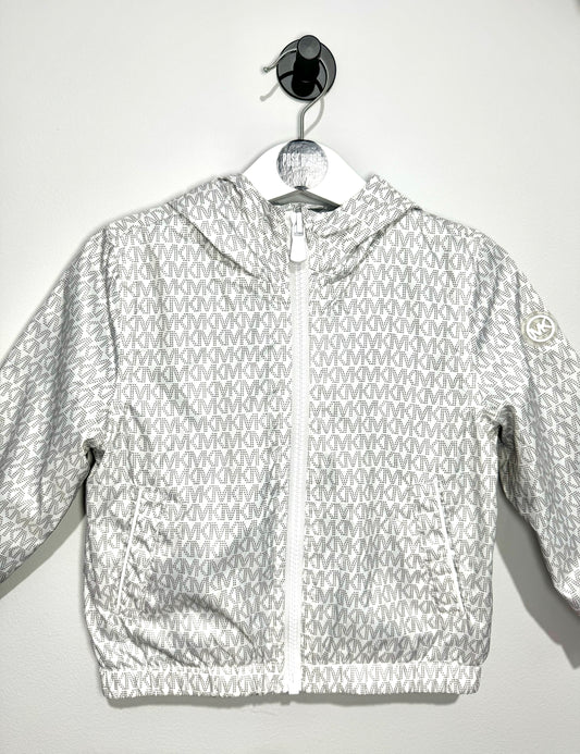 Michael Kors White Windbreaker 24m New No Tags 141085