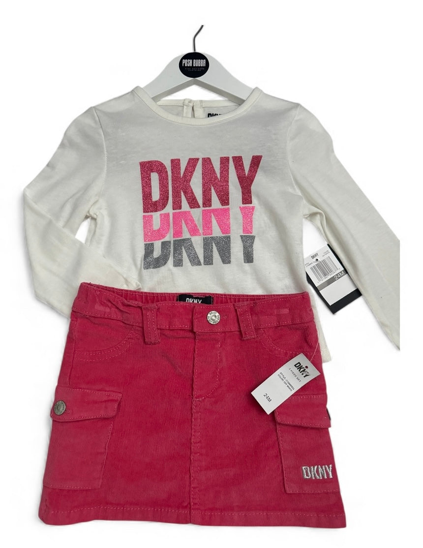 DKNY girls set 24m
