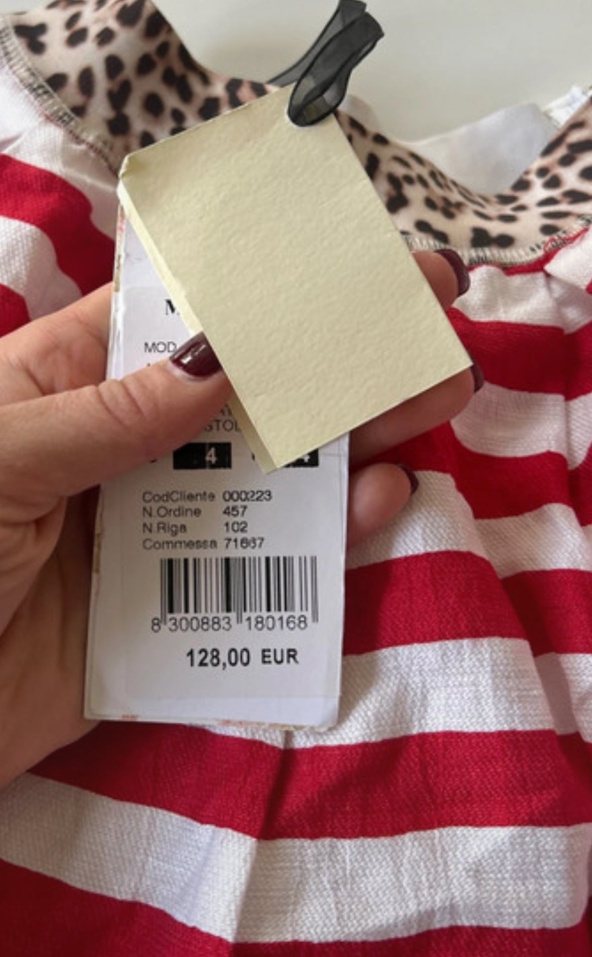 Monnalisa Stripe Skirt 4y