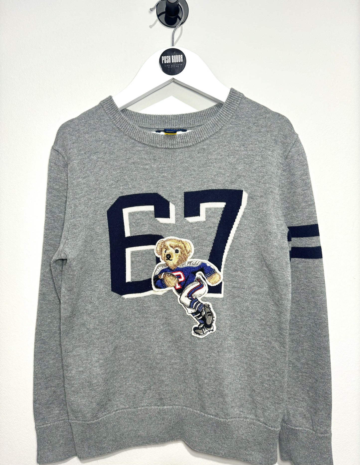 Пуловер Ralph Lauren Grey Bear, 7 години, употребяван, 141065