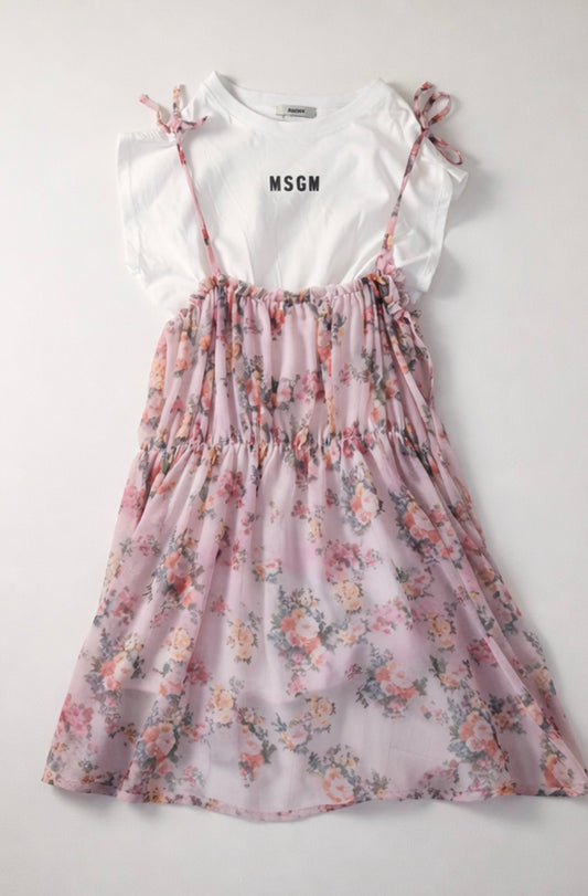MSGM floral dress 10y