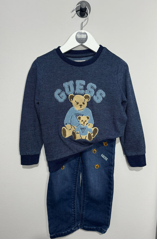 Guess Boys Denim Set 3y New No Tags 141088
