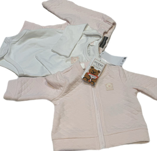 Guess Baby Girl 3pcs Set 0-3m New with tags