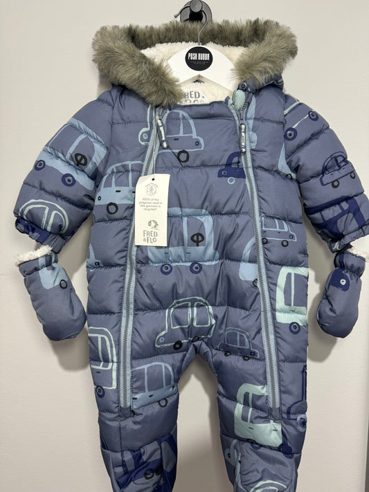 Baby Boy Snowsuit 1-3m New with tags 141094