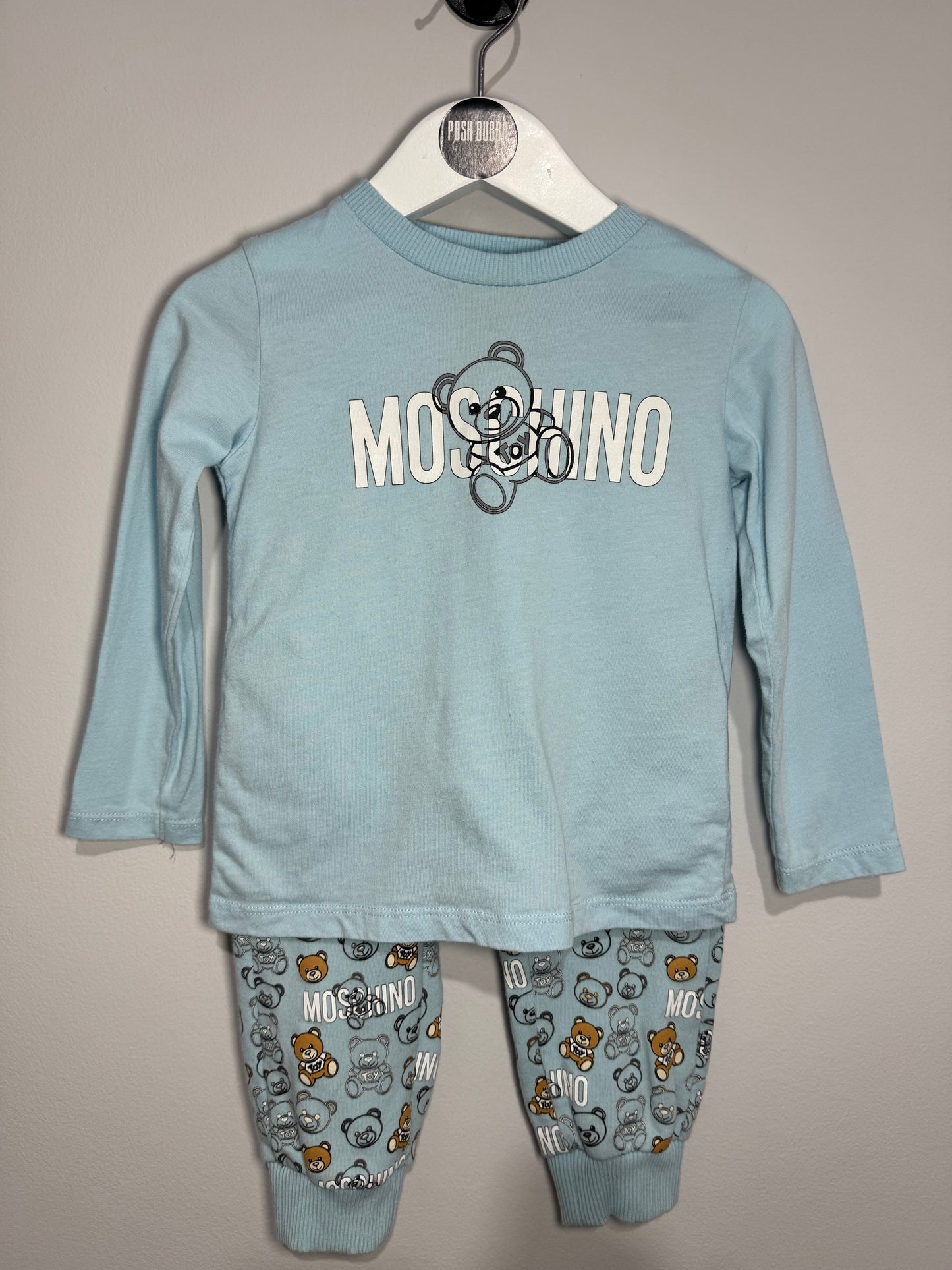 Moschino 3pcs Boys Set 12-18m Used 141031