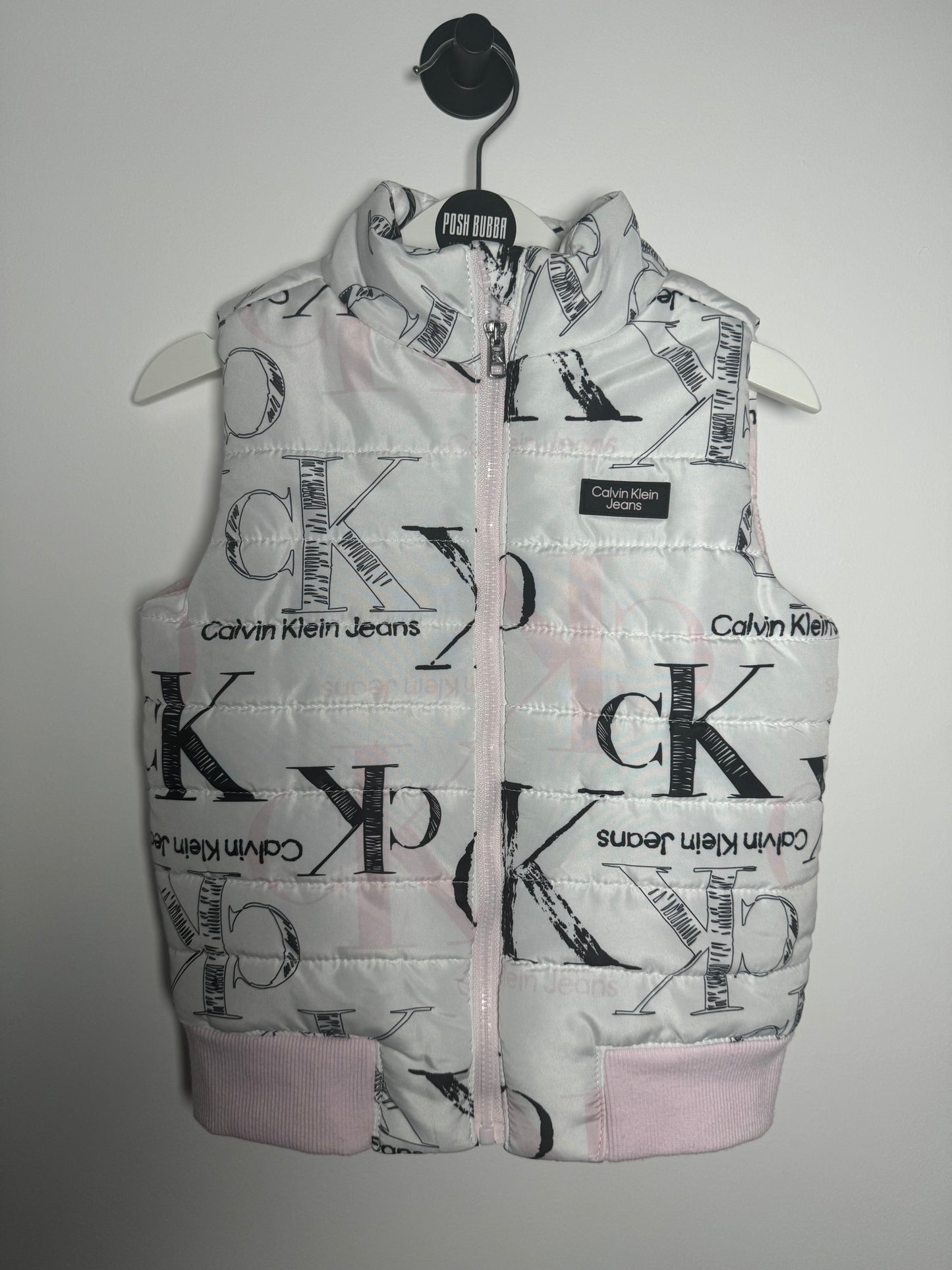 Calvin Klein girls bodywarmer 4y