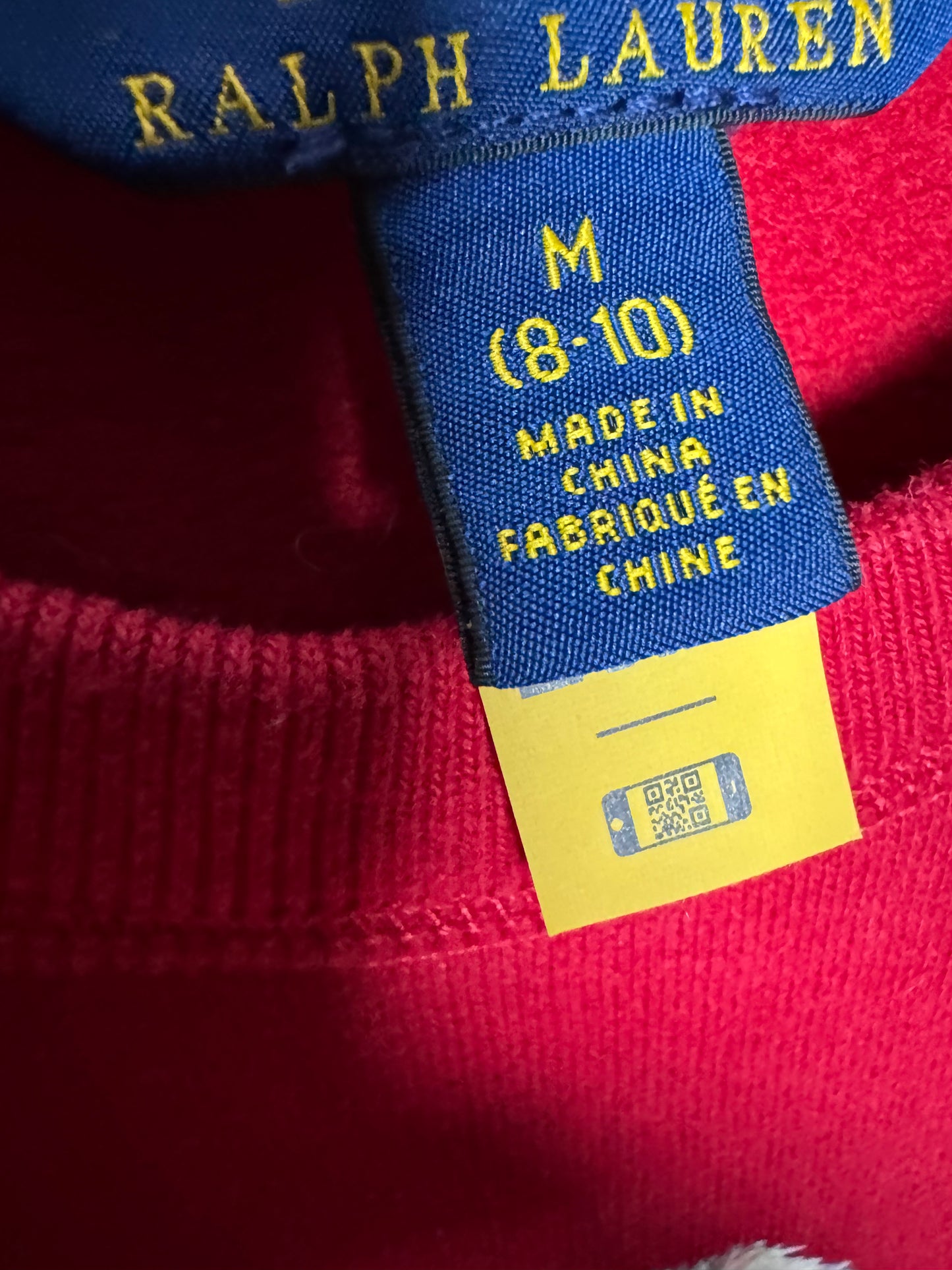 Ralph Lauren Christmas Jumper 8-10y