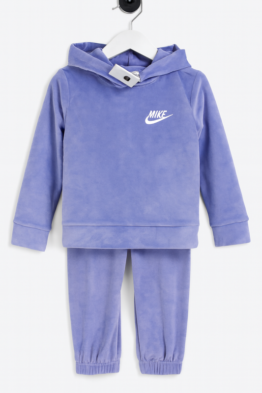 Nike Lilac Velvet Tracksuit 2-3y