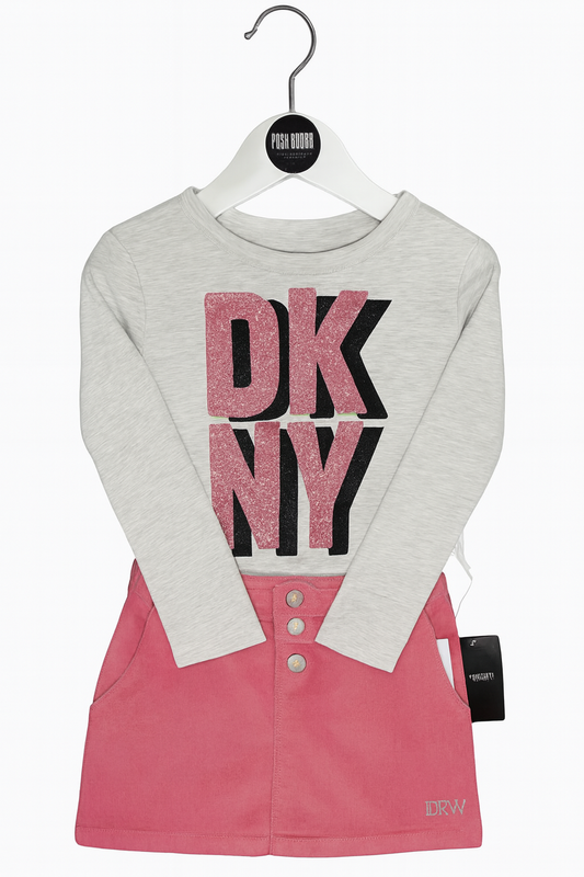 Комплект с брокат DKNY за 3 години
